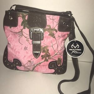 RealTree Pink Cross Body Bag
